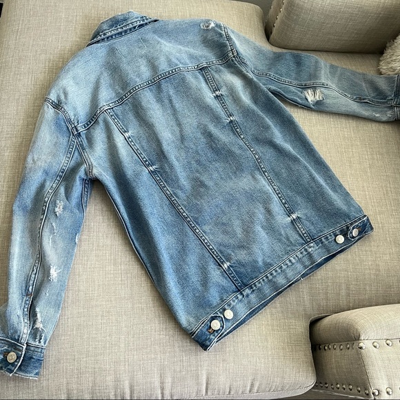 NWT MADEWELL • oversized The jean jacket in medford wash - Picture 12 of 16